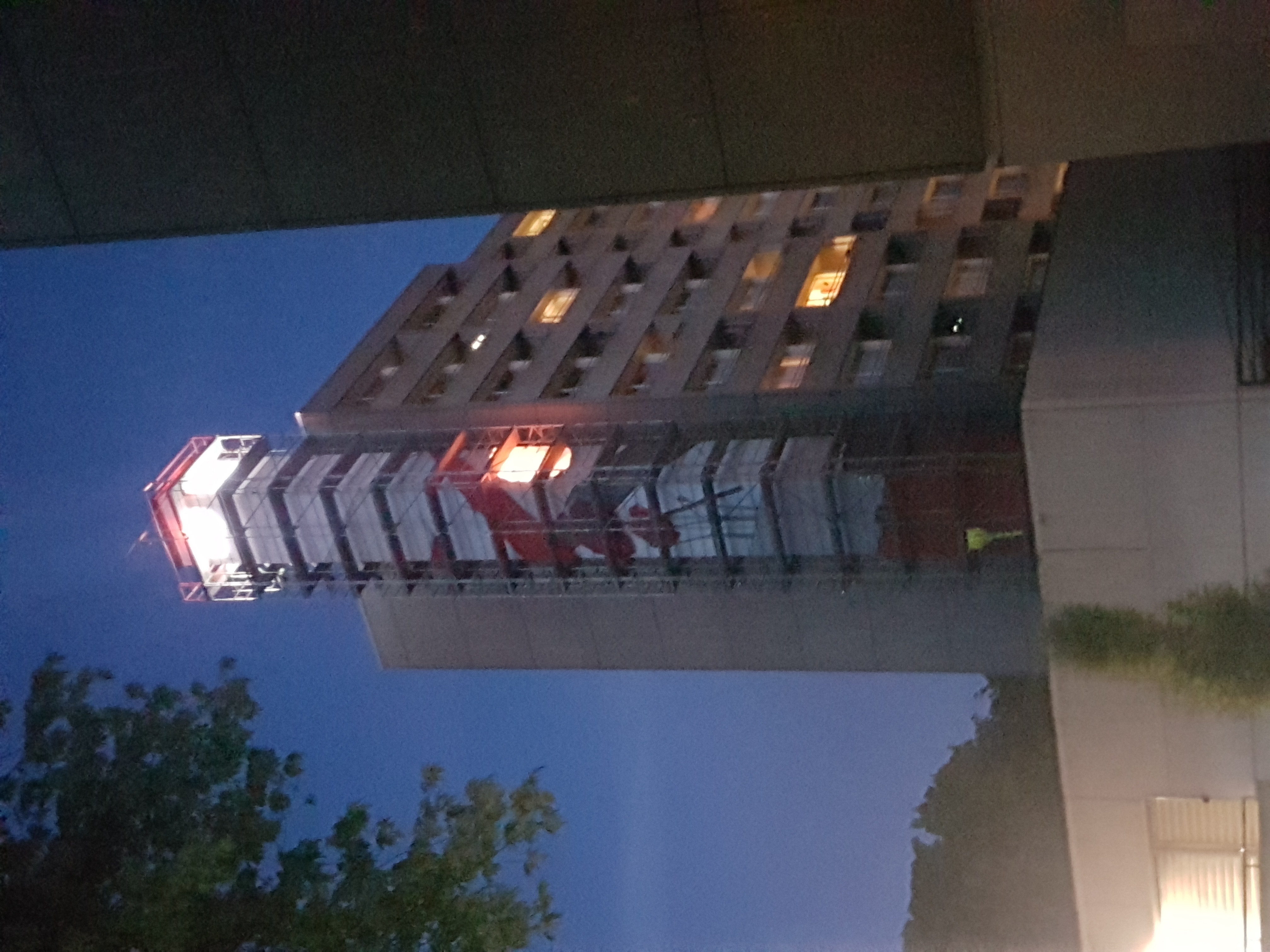 Nacht-Beleuchtung Gebäude